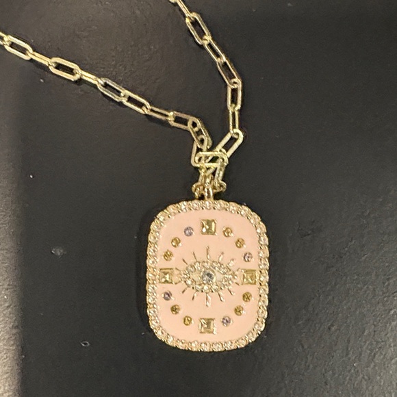 Evil eye double sided necklace - Picture 3 of 3